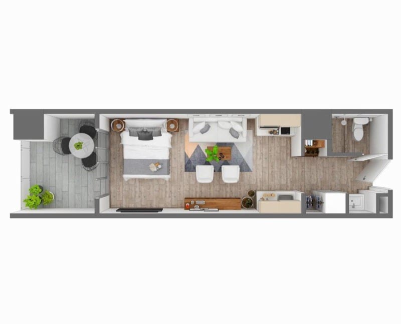 Apartamento en venta edificio Narama zona 13 — foto 2 de 10