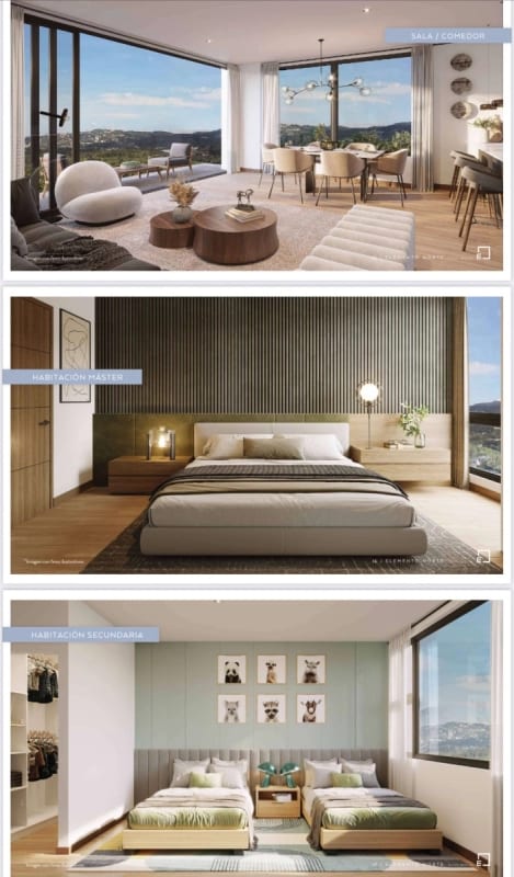 Apartamento en venta Edificio Elemento Norte zona 13 con 4 habitaciones!!! — foto 6 de 7
