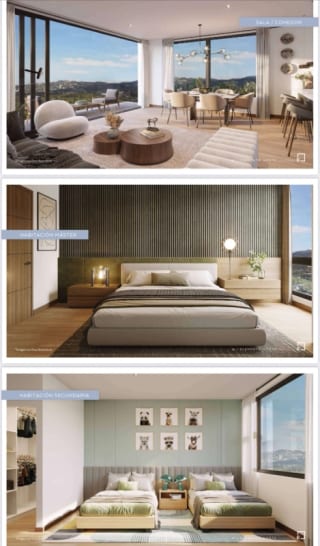 Apartamento en venta Edificio Elemento Norte zona 13 con 4 habitaciones!!! — miniatura 6 de 7