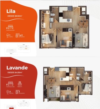 Apartamentos en venta en Edificio nuevo Vie Américas! En planos, para entrega 2027! — miniatura 5 de 8