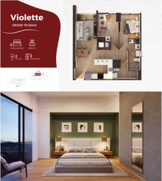 Apartamentos en venta en Edificio nuevo Vie Américas! En planos, para entrega 2027! — miniatura 4 de 8